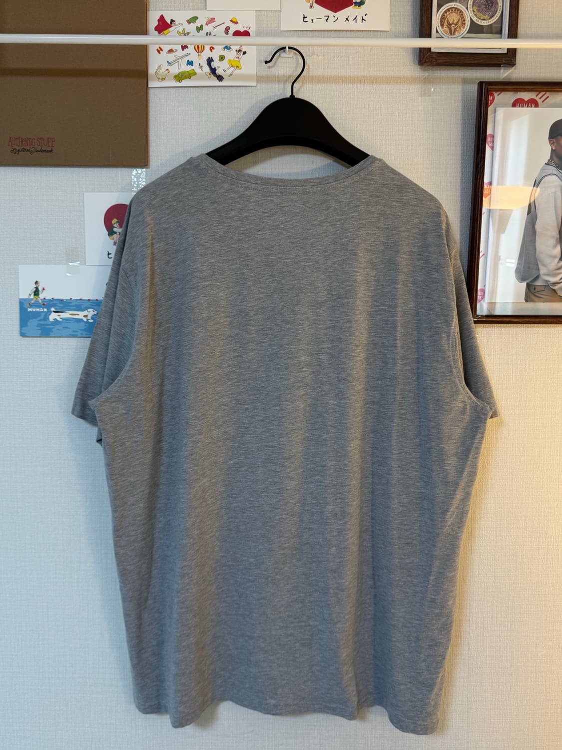 [2XL]폴로 랄프로렌 프린팅로고 반팔 티셔츠 그레이 상품이미지3