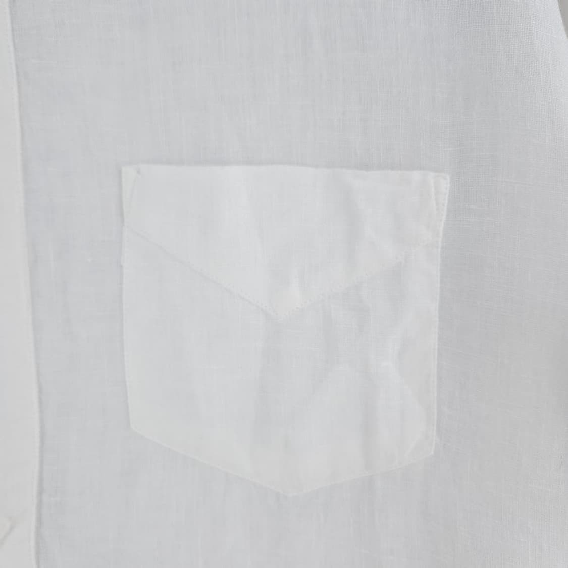 [남38(M)]글랜셔츠 하프버튼 린넨 셔츠[Y64-173] 상품이미지4