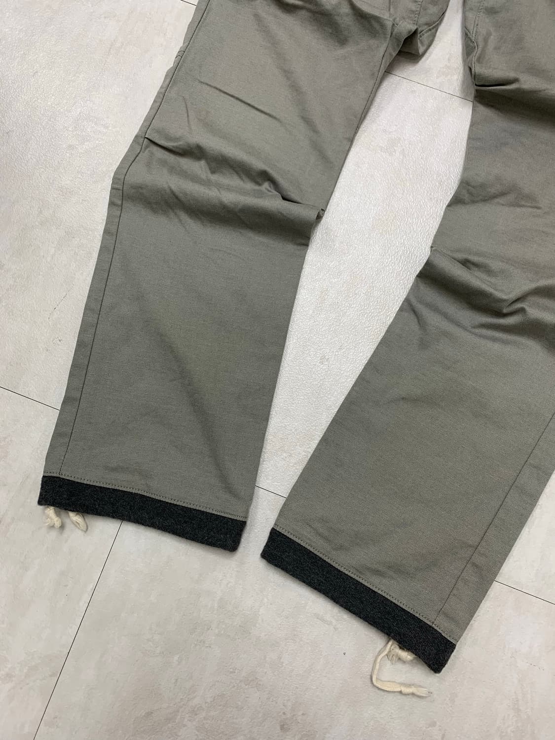 Studio oribe 그레이 코튼 팬츠 #108 상품이미지3