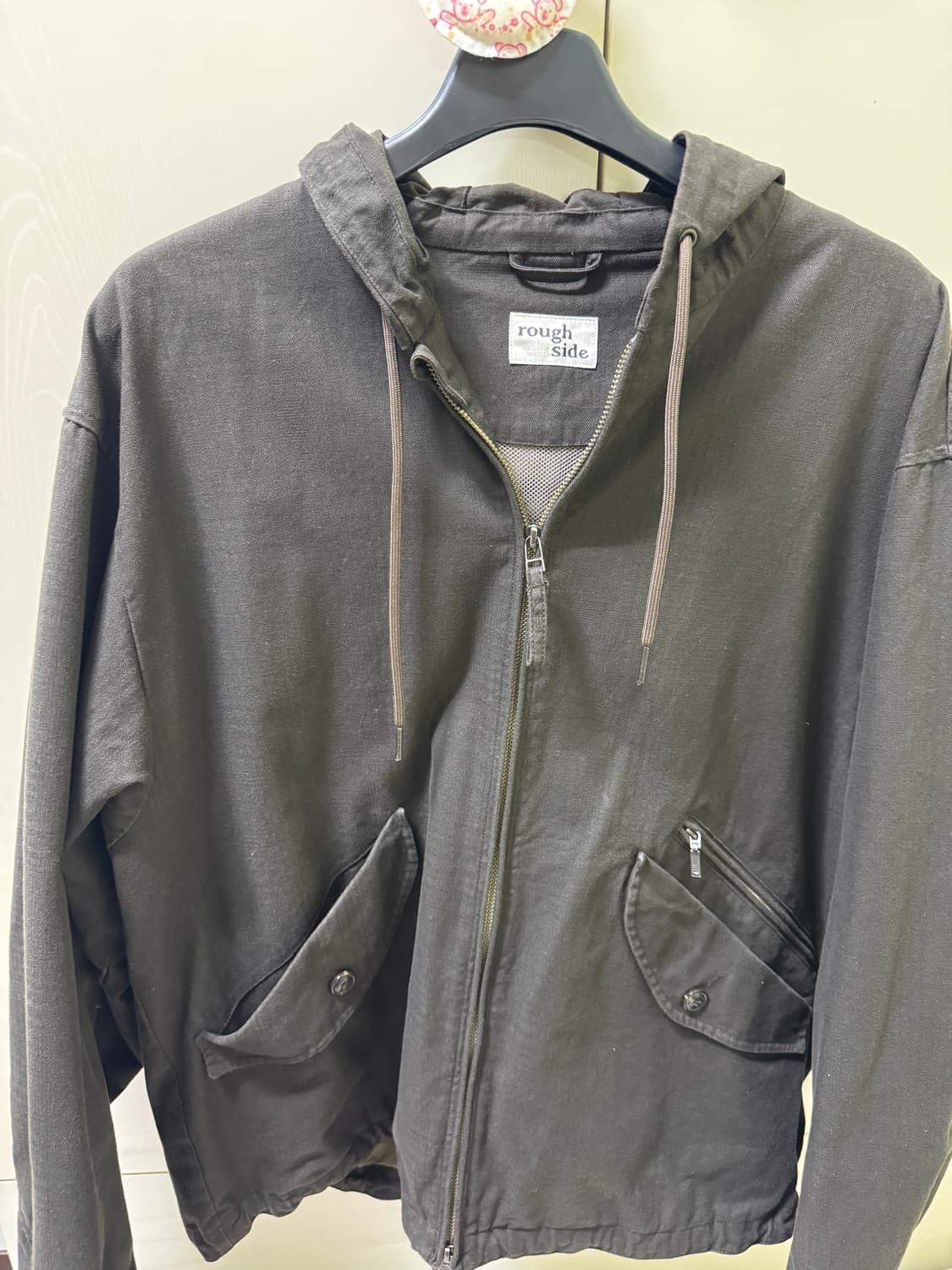 러프사이드 힐파카 브라운플레이드 2size 상품이미지4