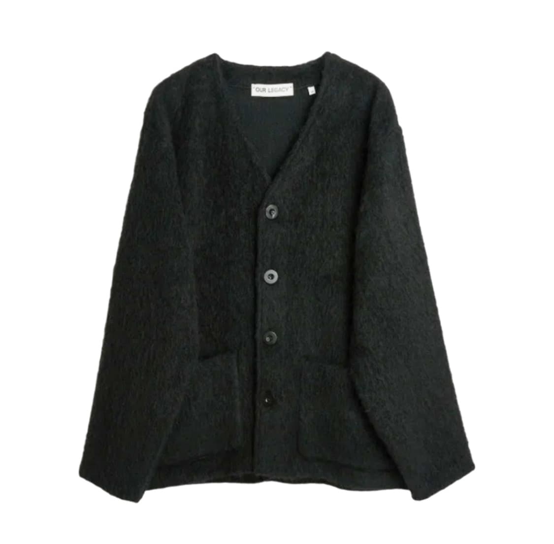 아워레가시 가디건 모헤어 블랙 46 상품이미지1