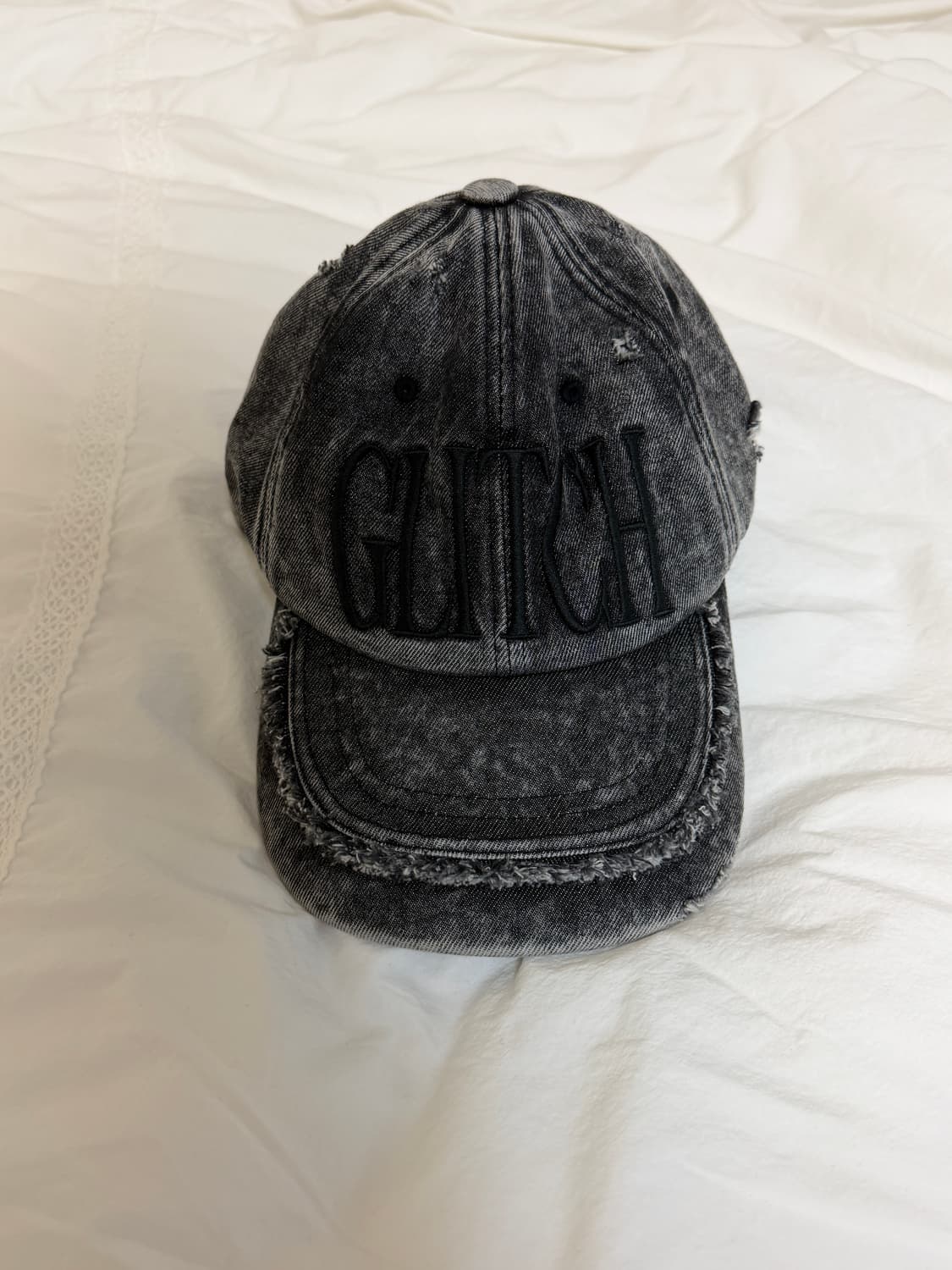 보헤미안서울 GLITCH WASHED DENIM BALL CAP 상품이미지2