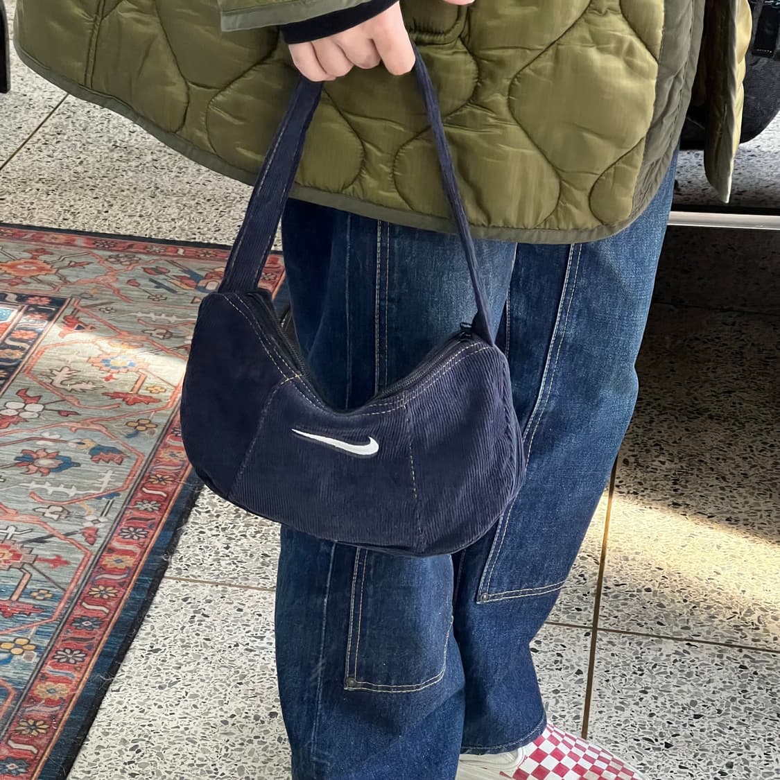  나이키 리메이크 코듀로이 백 상품이미지2