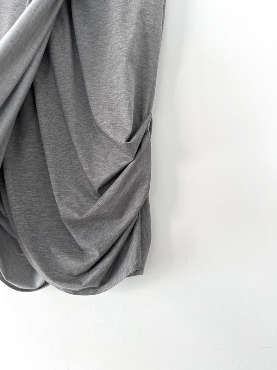 Curtain pin layer skirt/ grey 상품이미지2