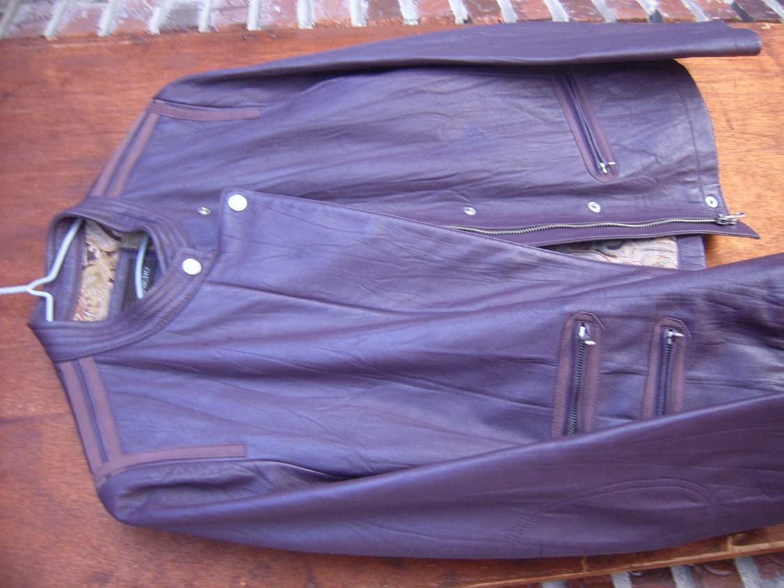 Purple leather jacket 상품이미지7