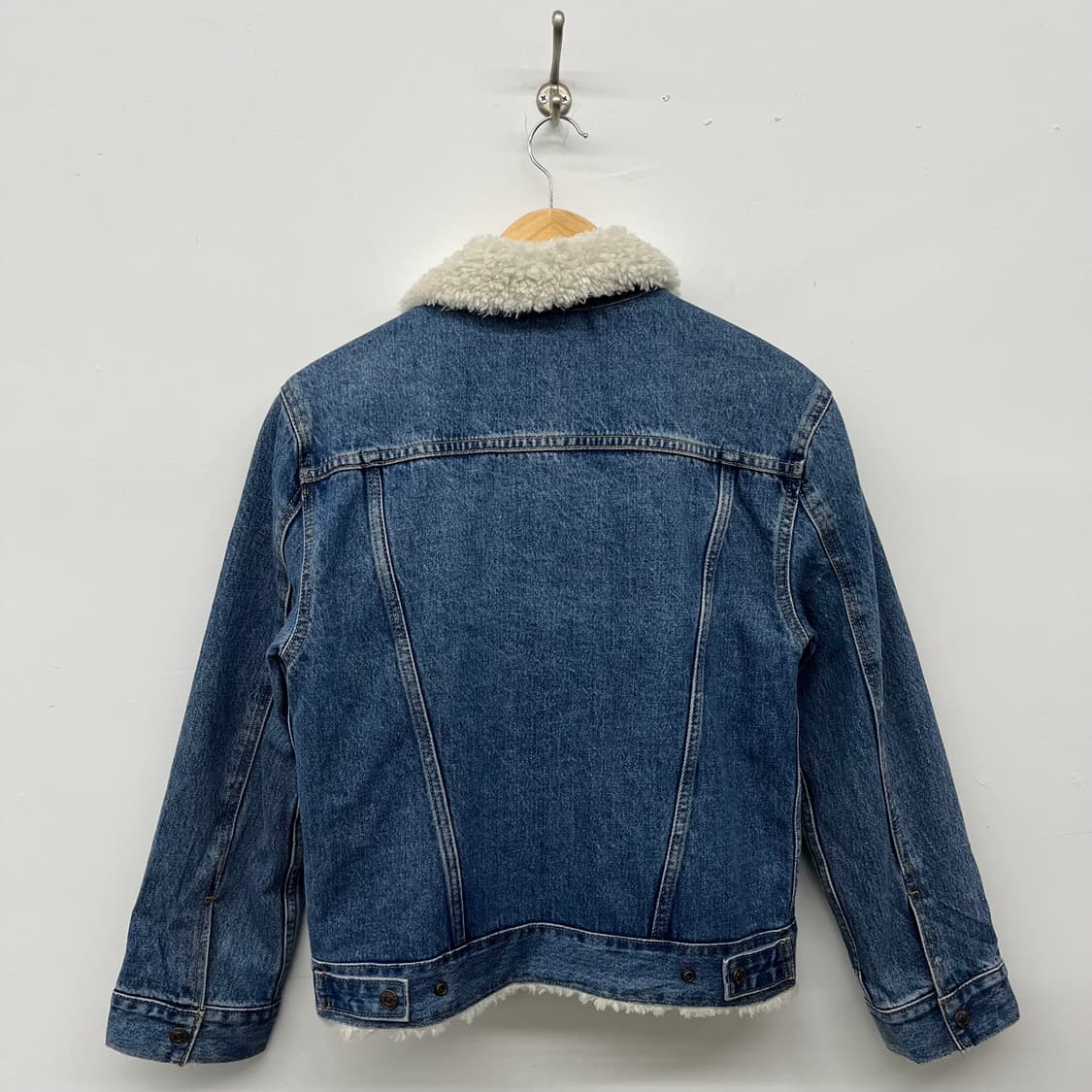 리바이스 청자켓 데님 쉐르파 트러커 여M 상품이미지5