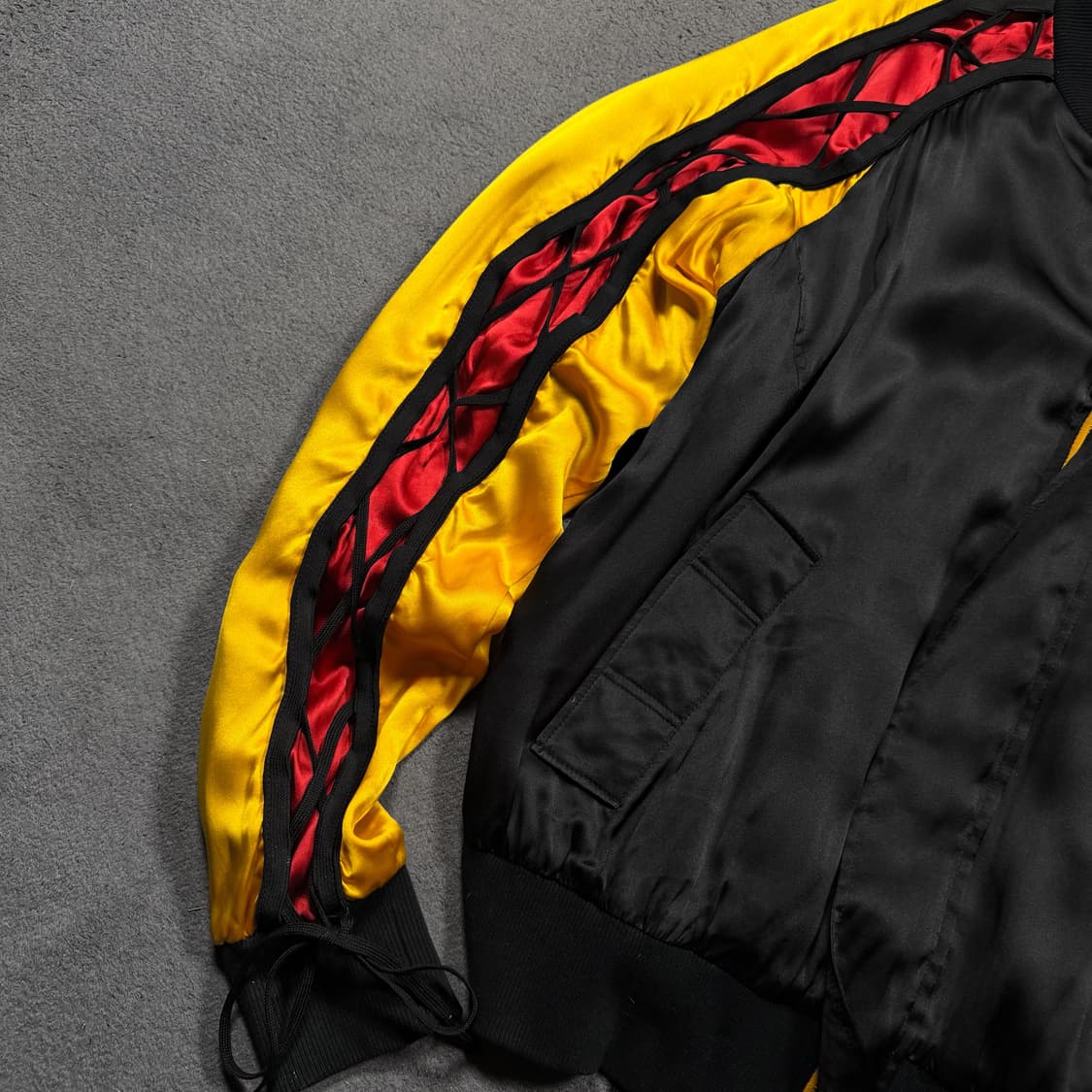 존 갈리아노 실크 블루종 자켓 상품이미지3