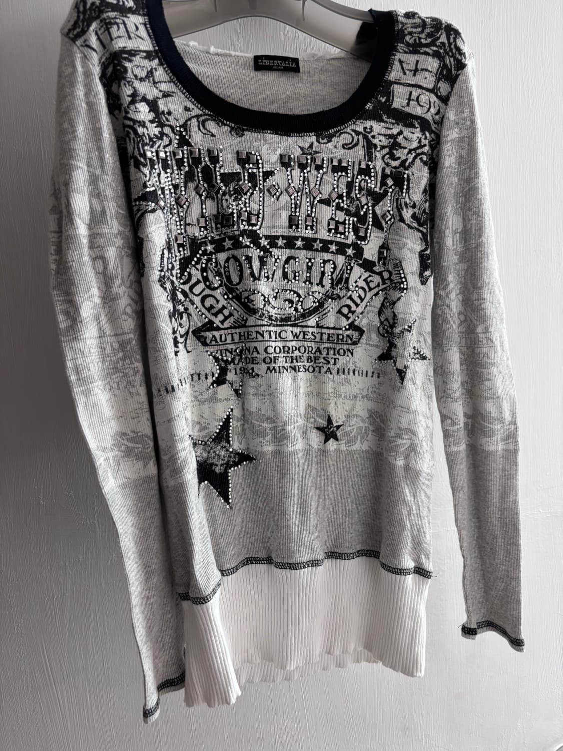 Salvage libertalia 후드 롱 슬리브 탑 미국 일본 빈티지 상품이미지2