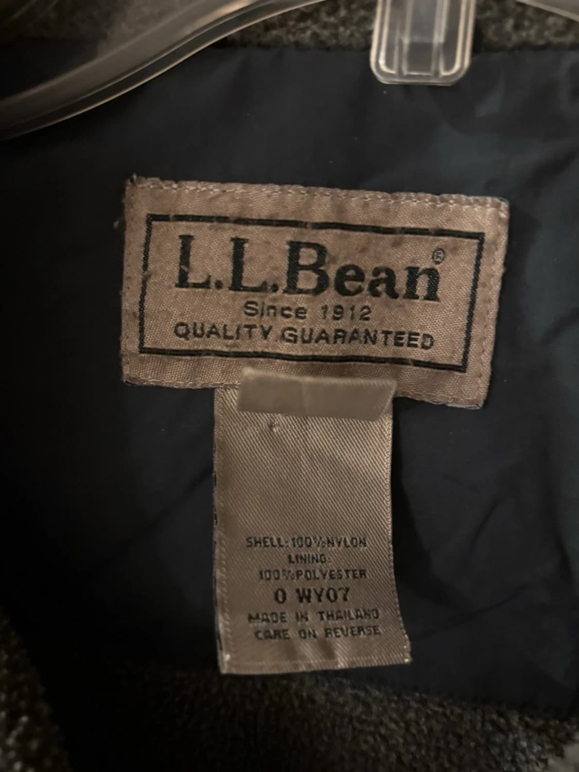 엘엘빈 빈티지 나일론 쉘 플리스 안감 조끼 상품이미지4