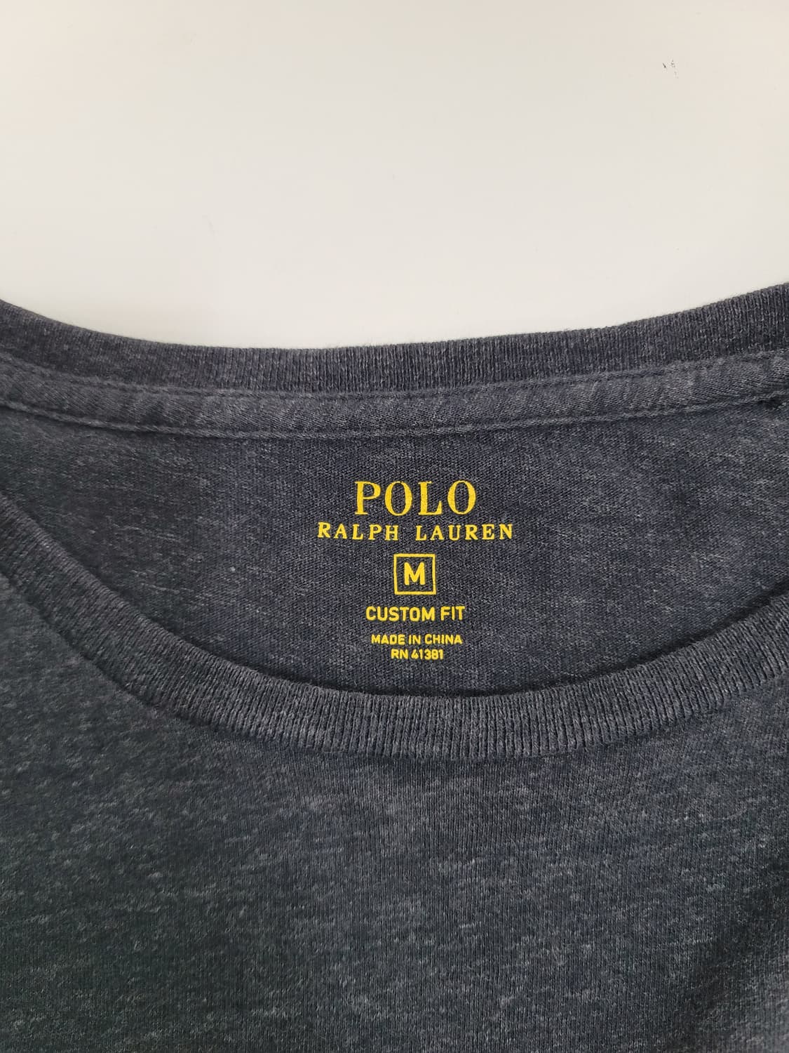 POLO 폴로 랄프로렌 레드 포니 커스텀핏 티셔츠  / 남 M 차콜
 상품이미지8