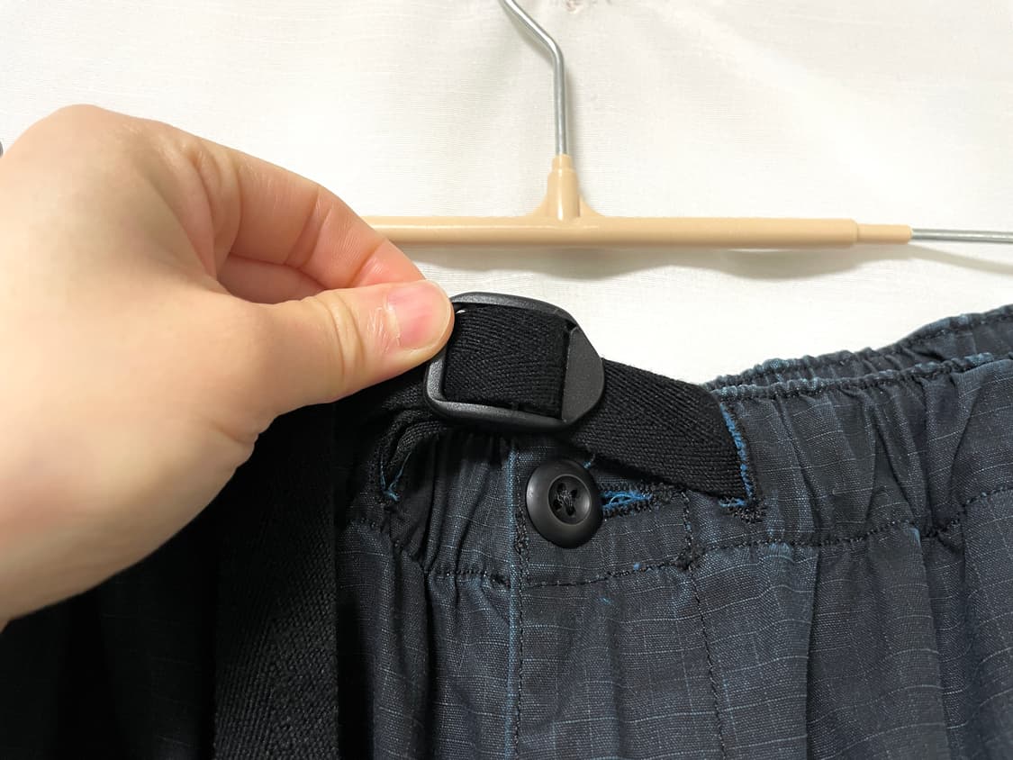 칼하트 wynton 립스탑 코튼 밴딩 벨트 카고쇼츠 반바지 L _ 블랙 상품이미지5