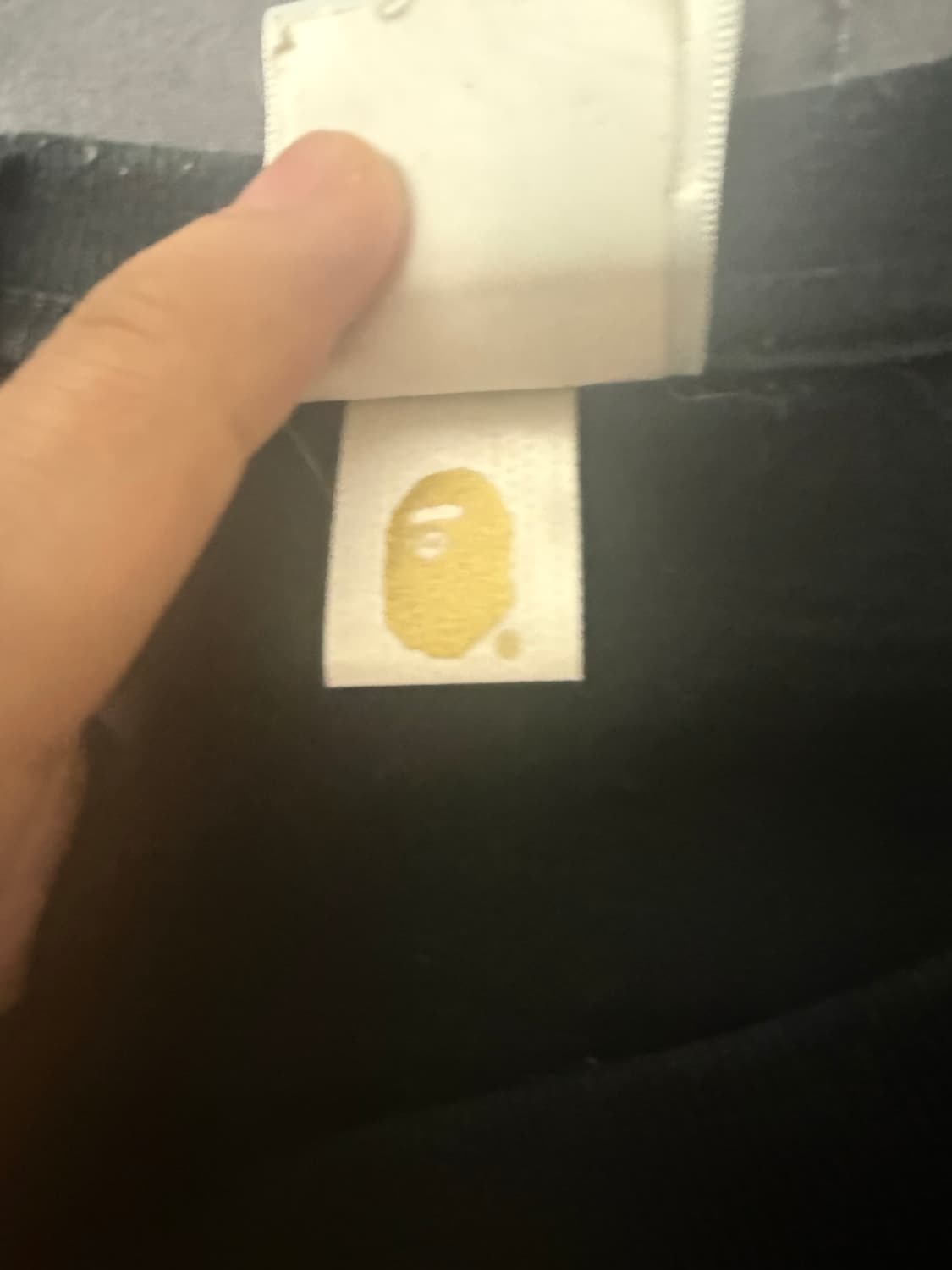 ( 상태 좋음 XL ) 베이프 컬리지 티셔츠 블랙 상품이미지3