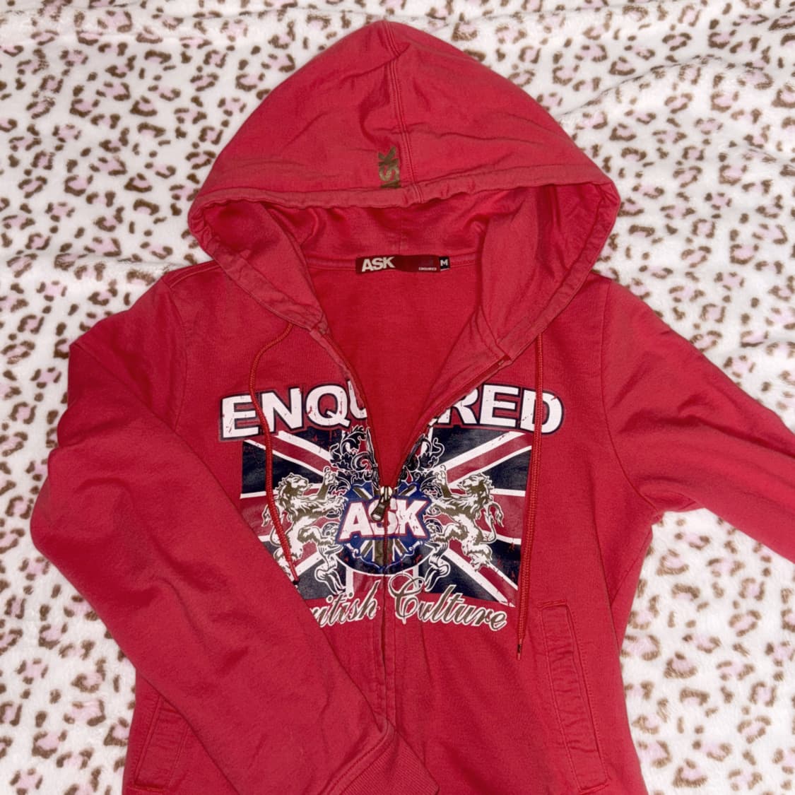 ASK vintage 후드집업 갸루 y2k american 펑크 고딕 상품이미지2