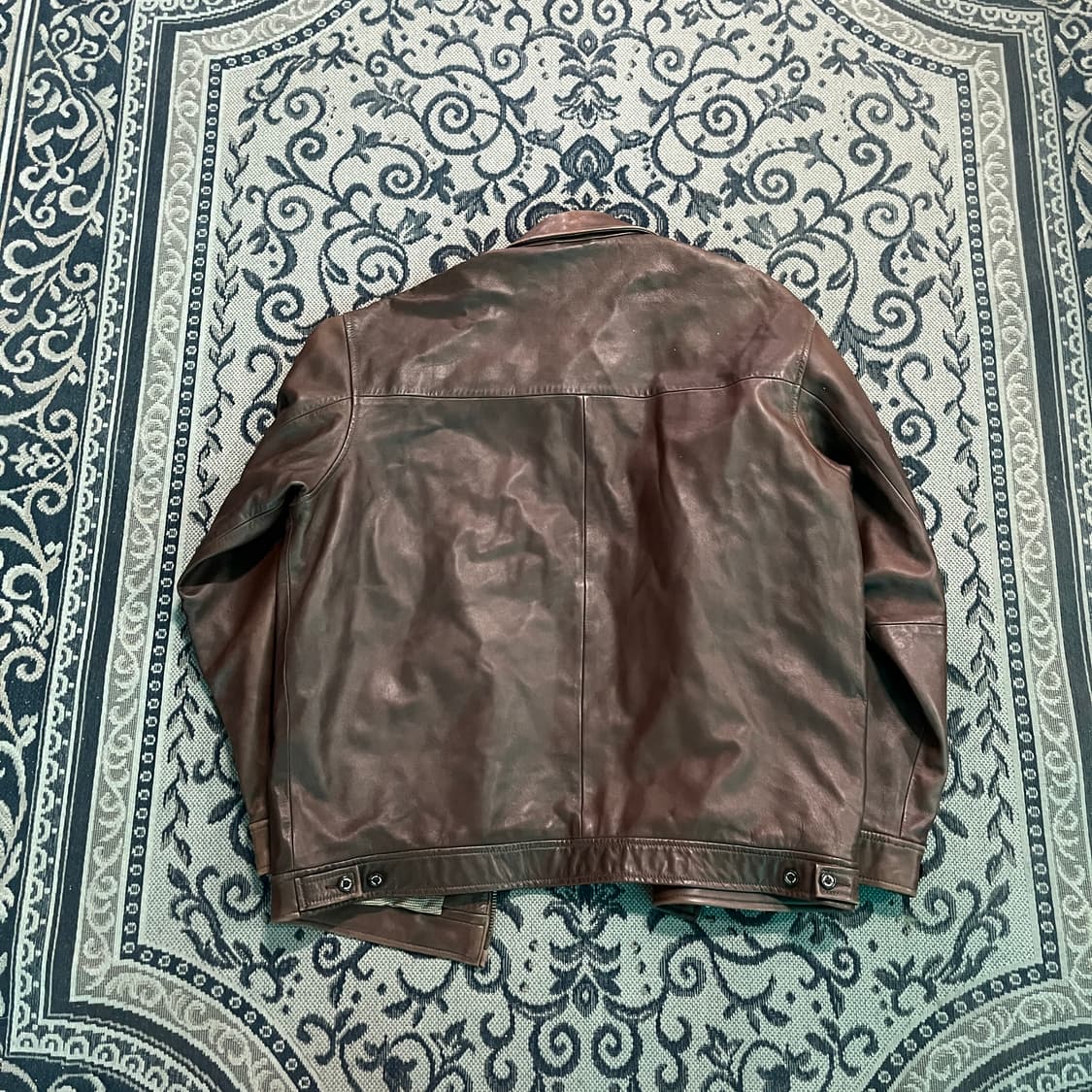 M 폴로 레더 블루종/W2688 상품이미지4