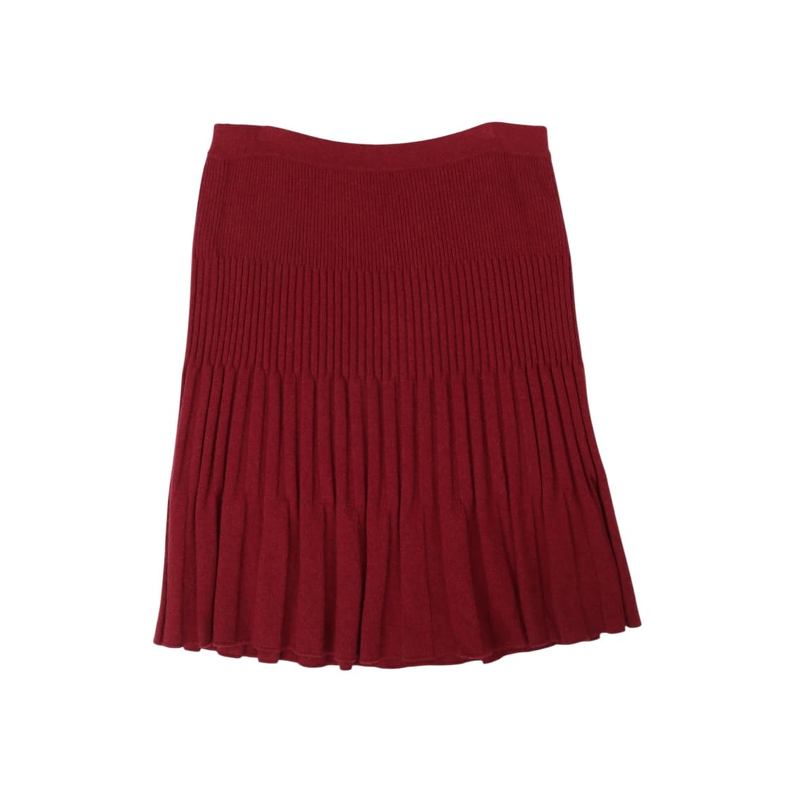 발렌티노 레드 캐시미어 니트 스커트 상품이미지1