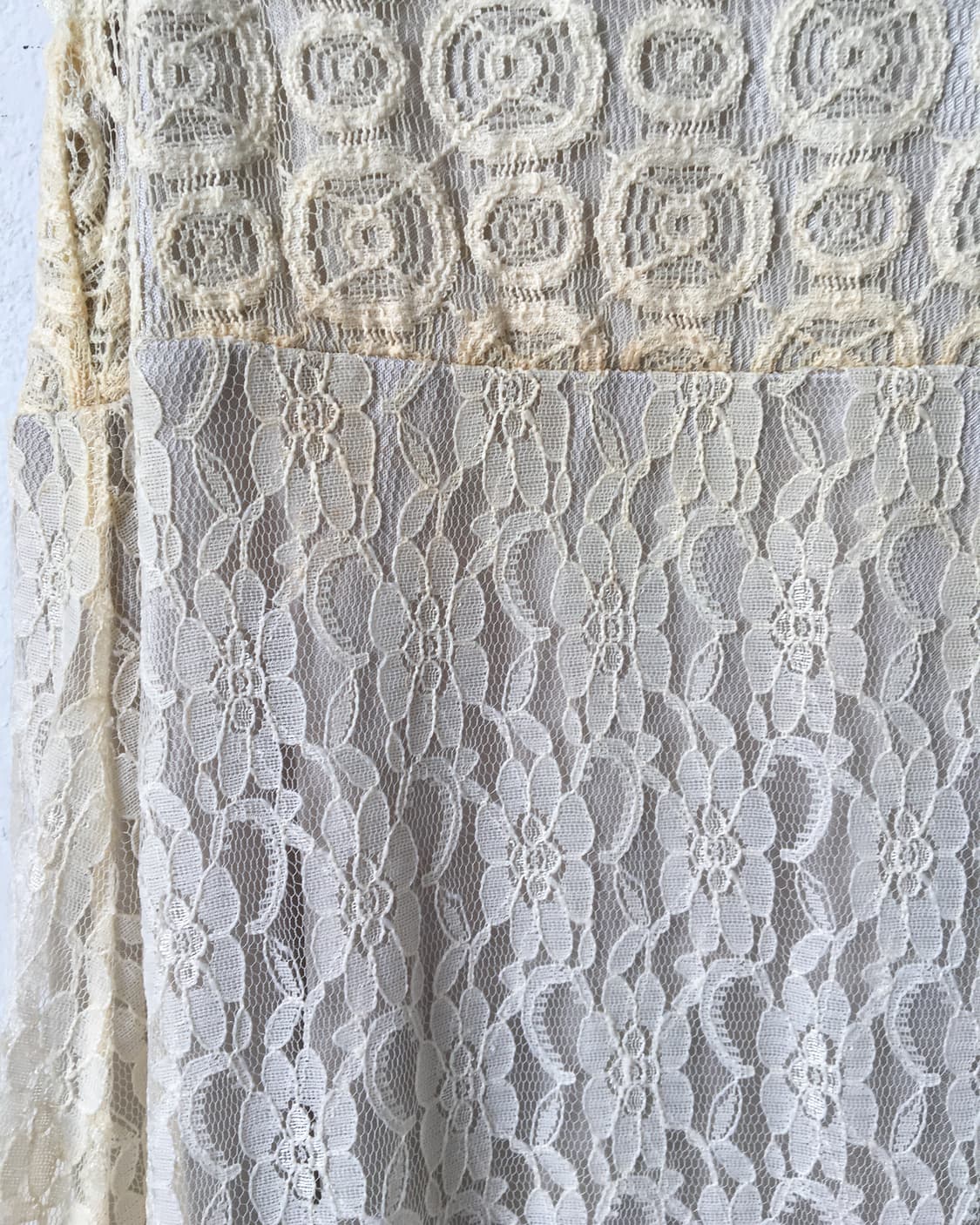 Axes femme lace pattern mixed sleeveless 상품이미지6