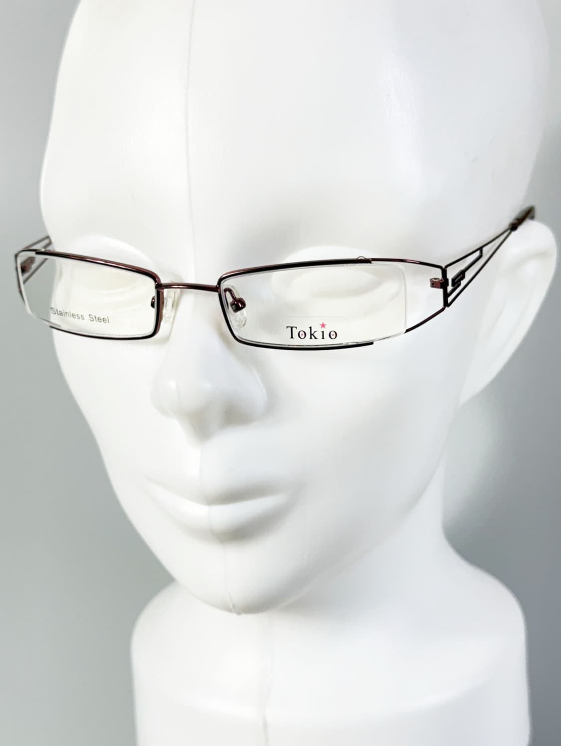 90s TOKIO 가넷 메탈 슬림 스퀘어 빈티지 안경 상품이미지9