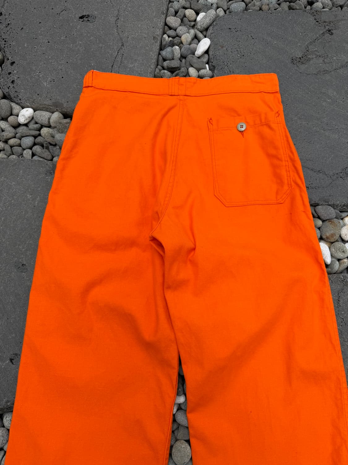 DEADSTOCK 70s MACOBER 데드스탁 오렌지 프렌치워크팬츠 상품이미지8