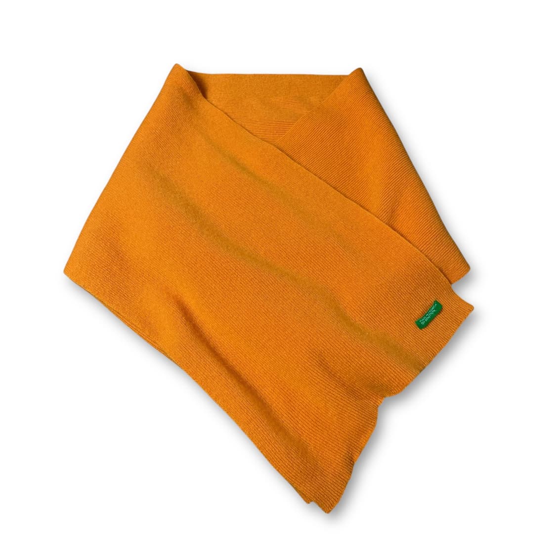 베네통 오렌지 베이직 니트 머플러 상품이미지1