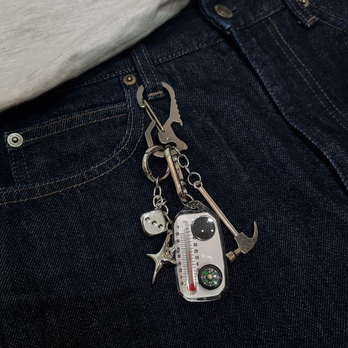 🔨Silver Way 실버 키링 silver keychain 상품이미지3