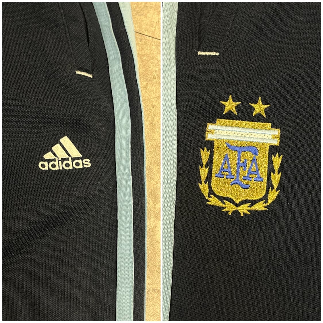 아디다스 아르헨티나 국대 트랙 팬츠 네이비 90 #csz4068  상품이미지5