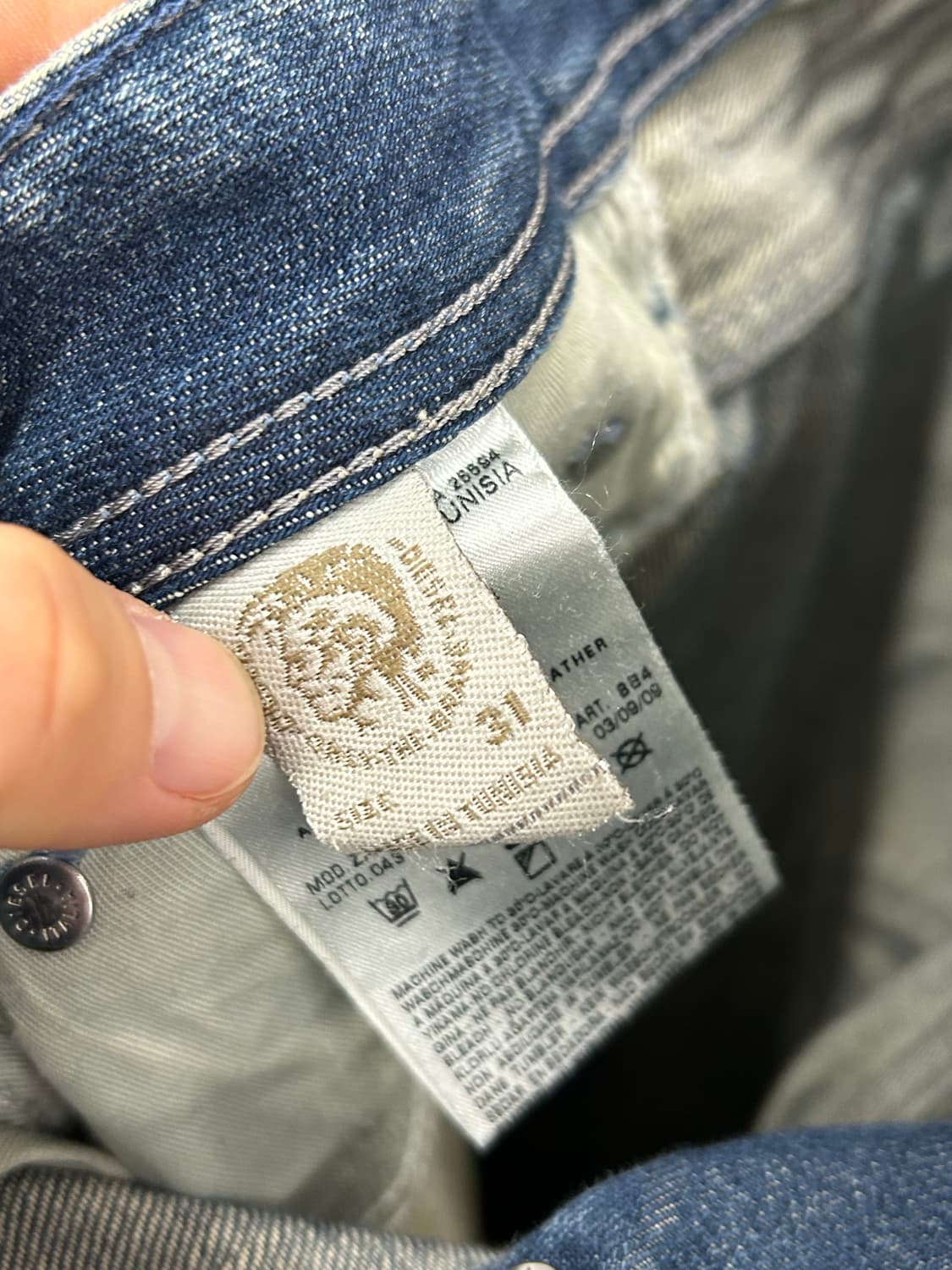 디젤 워싱 데님 상품이미지10