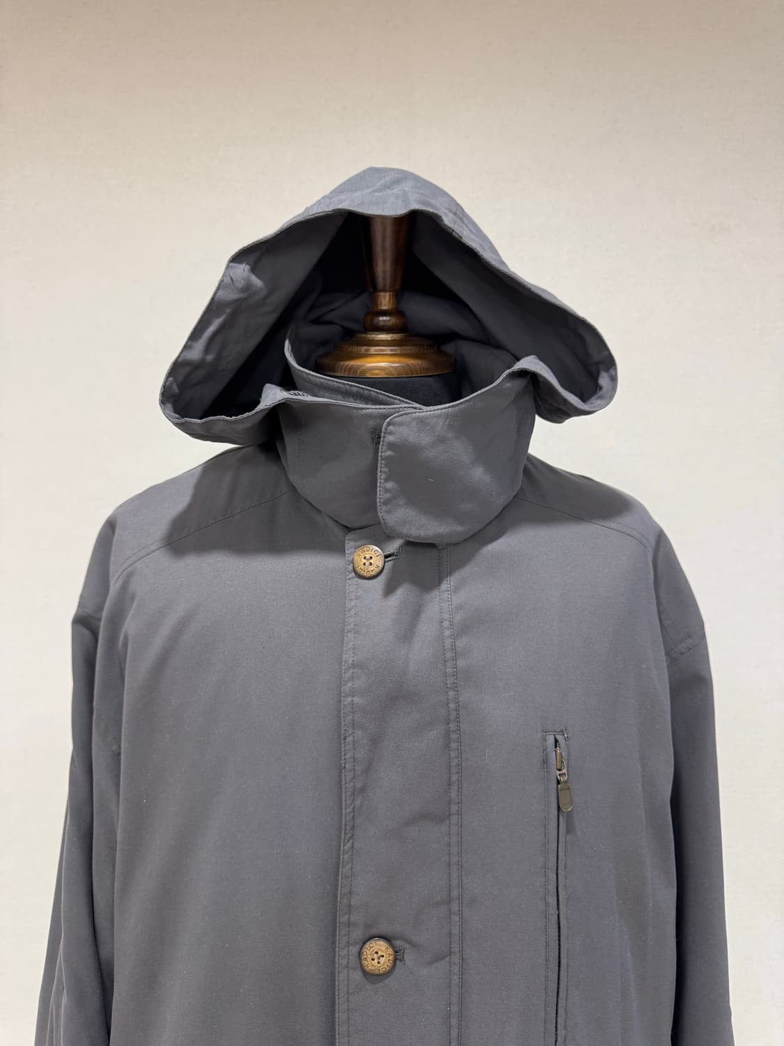 RADICI 1985 체크 라이닝 필드 자켓 차콜 그레이 상품이미지5