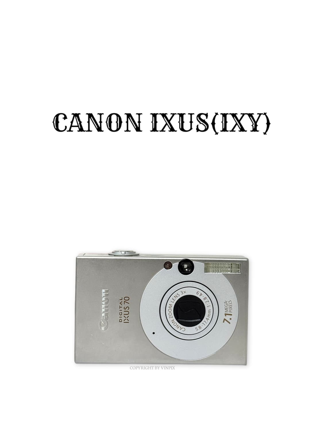 캐논 익서스 70(ixus 70, ixy 10) 빈티지 디지털 카메라 상품이미지1
