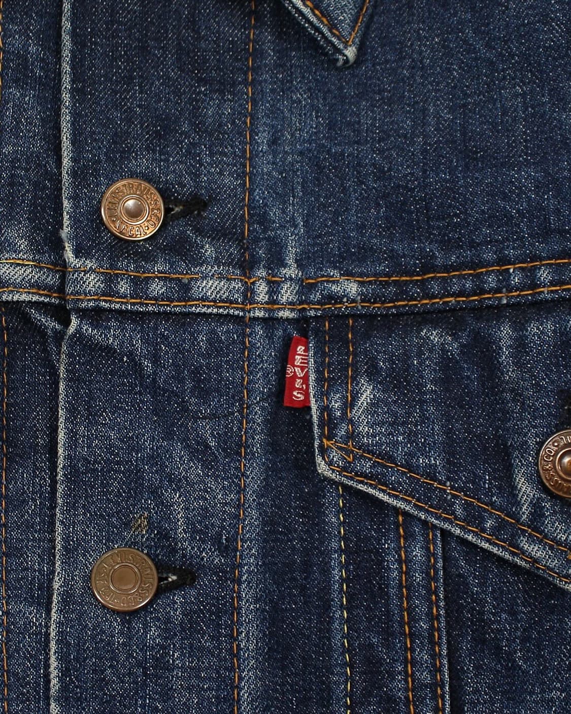 1960s USA 리바이스 70505 데님 자켓 빅E 빈티지 미국제 상품이미지6