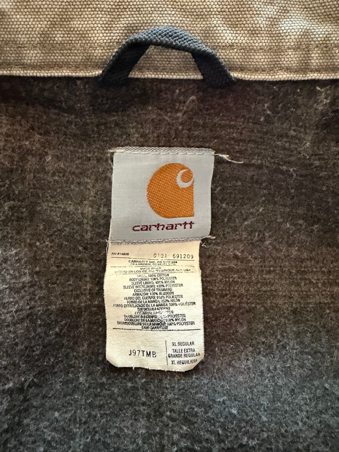 [XL]칼하트 디트로이트 자켓 J97 tmb 팀버 상품이미지5