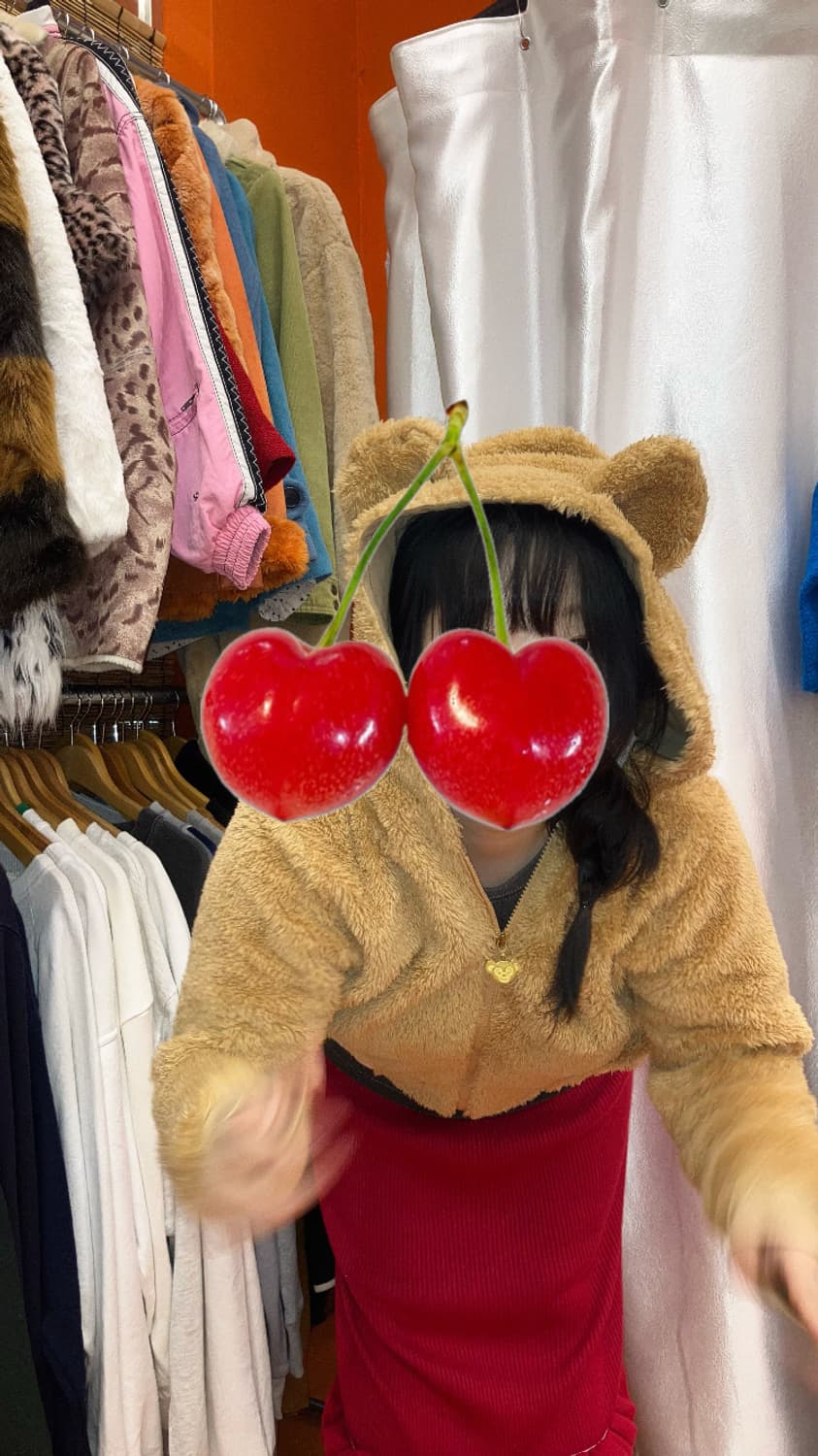 디즈니 더피 퍼 후드집업 상품이미지2