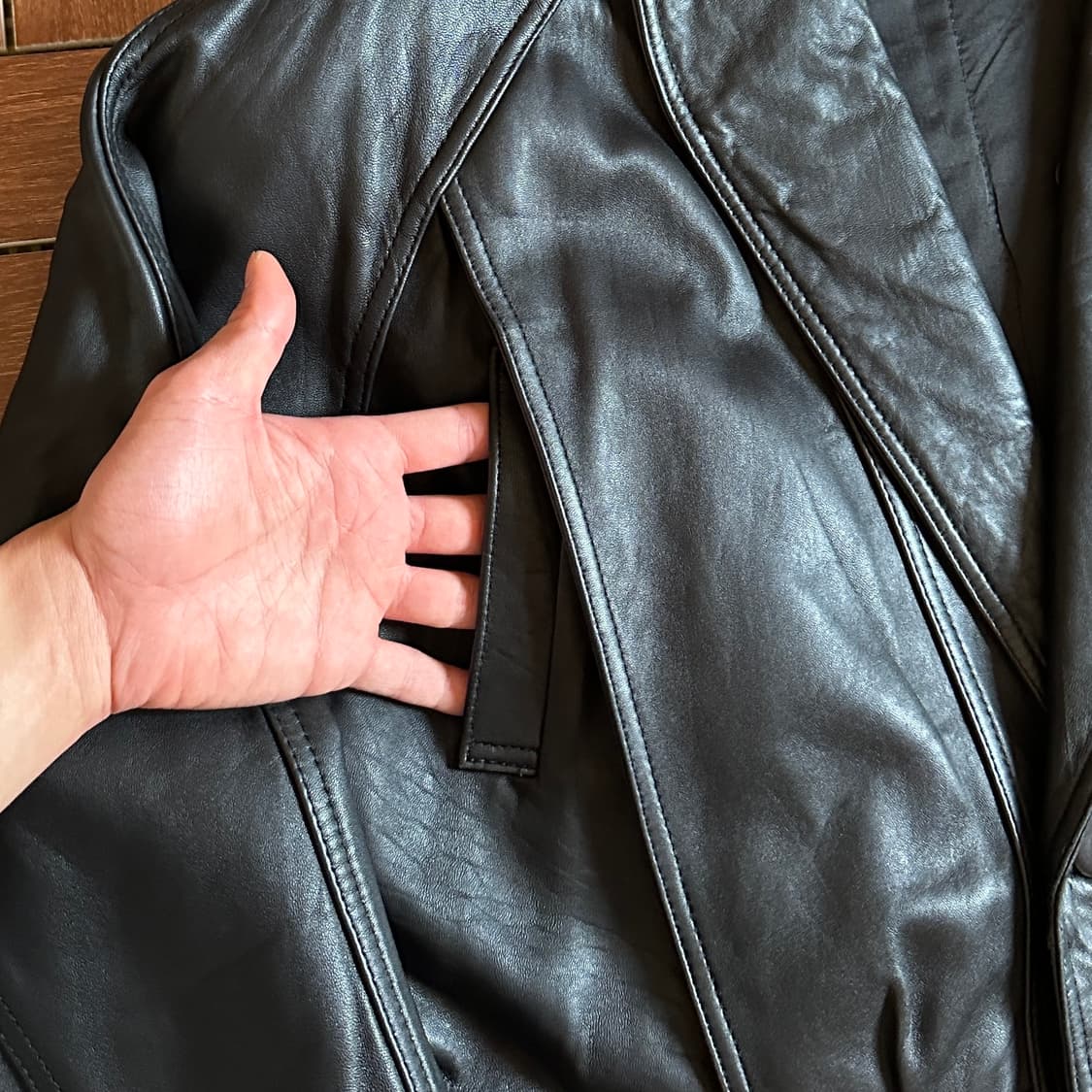 Gullit men italy sheep-skin leather coat 상품이미지5