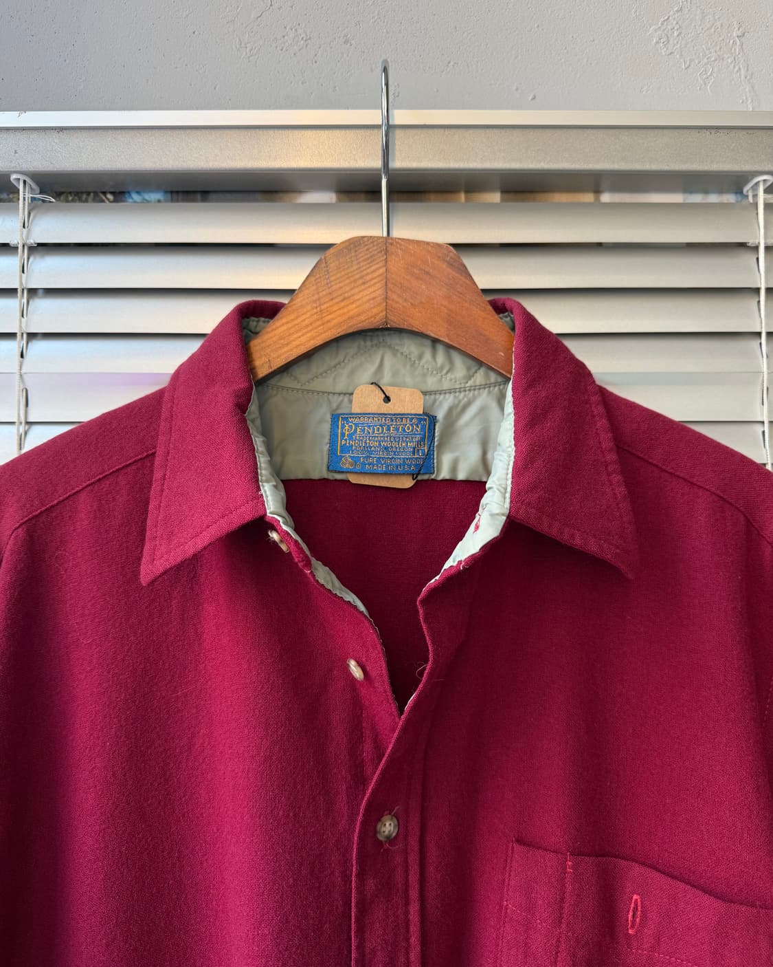 Pendleton 70-80s USA elbow patch shirt 상품이미지5