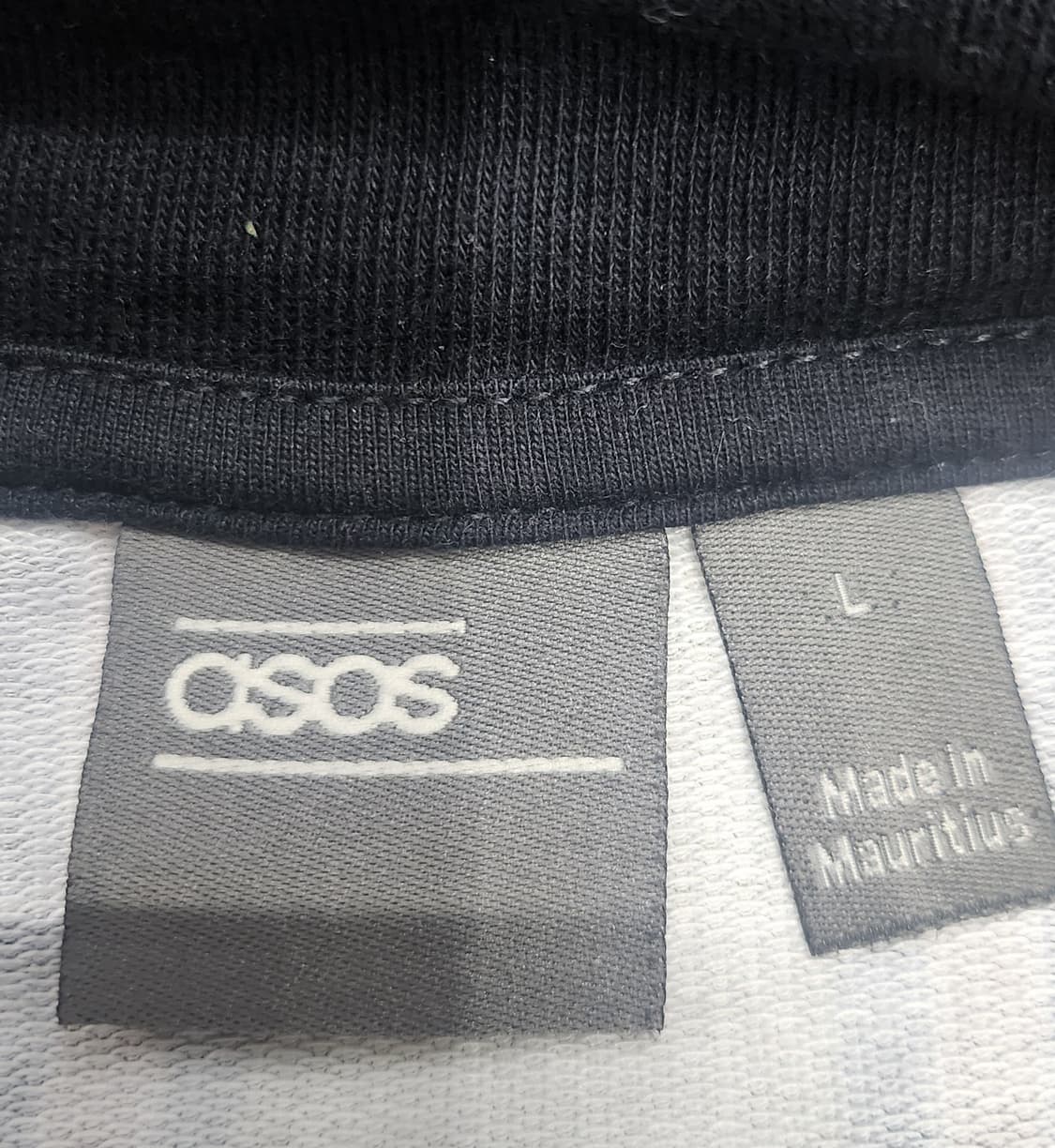 asos 스트라이프 배색 집업 자켓 L 상품이미지3