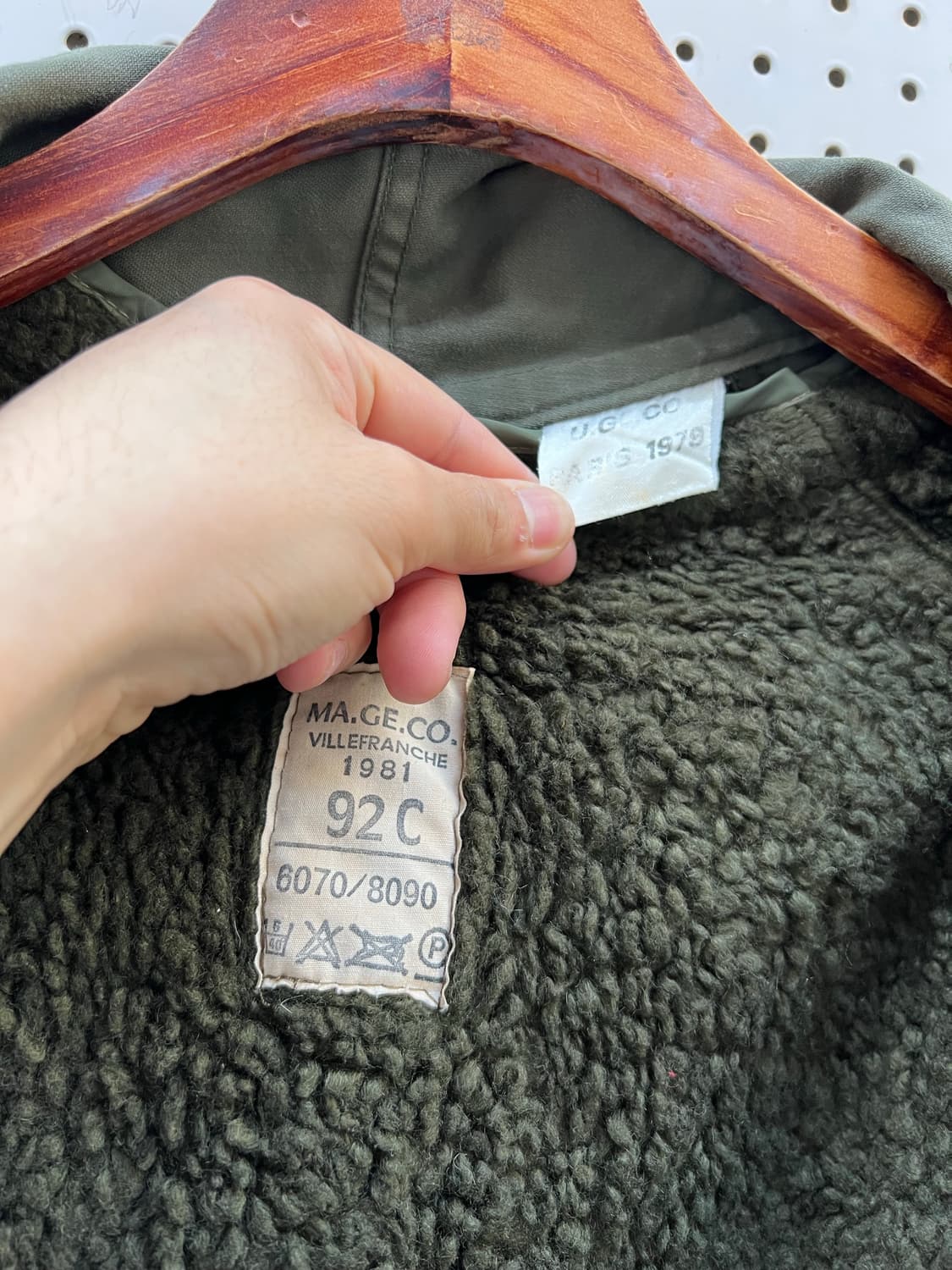 1970s FRENCH ARMY M-64 PARKA 모즈파카 개파카 상품이미지10