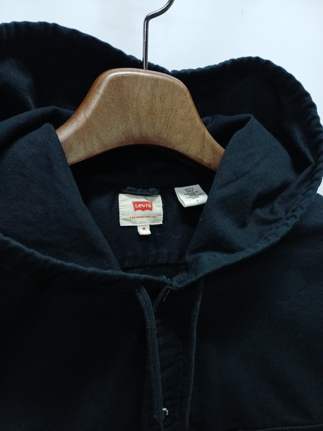 ​리바이스 남성 체커보드 로고 후드 셔츠 자켓 상품이미지2