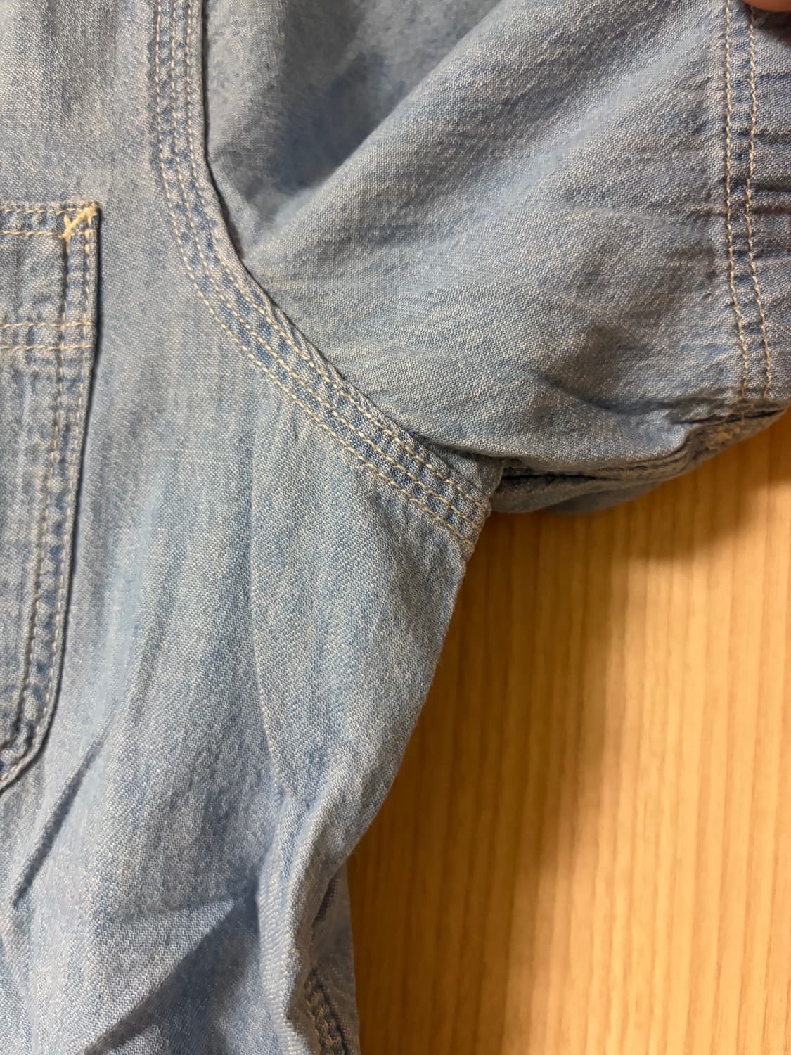 GAP 샴브레이 아이코닉 워커셔츠 (S) 상품이미지7