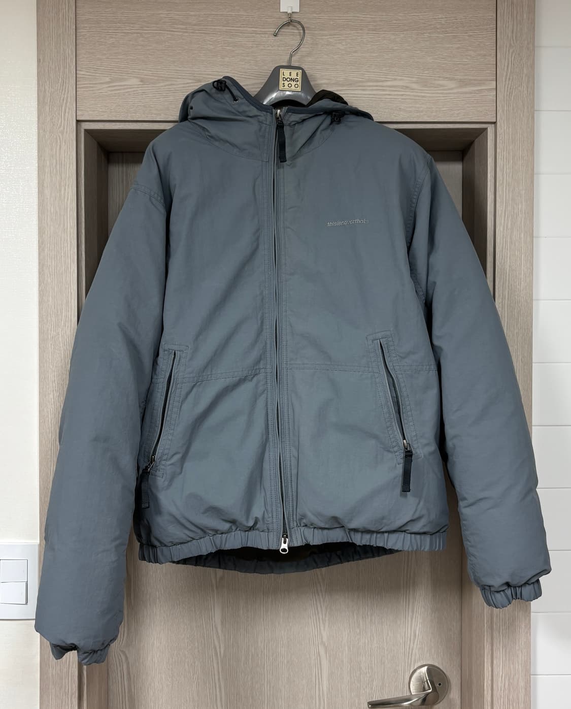 디스이즈네버댓 워시드 다운 푸퍼 자켓 L 상품이미지1