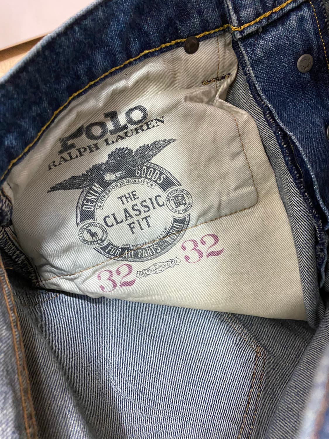폴로 랄프로렌 페인트 데님 (32/32) 상품이미지3