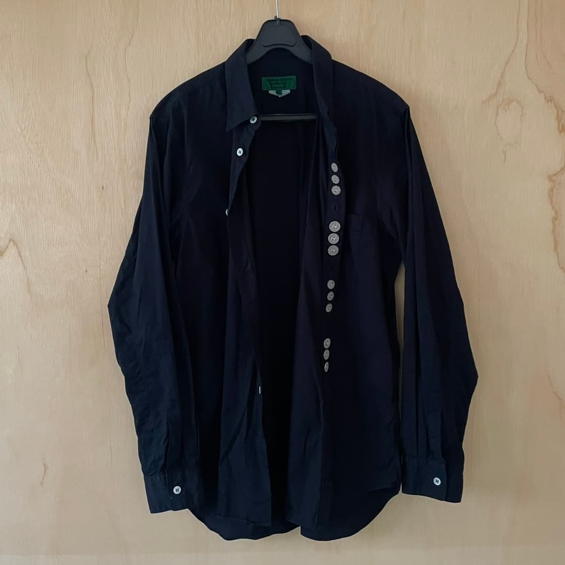 꼼데가르송 옴므플러스 에버그린 히든 버튼 셔츠 상품이미지2