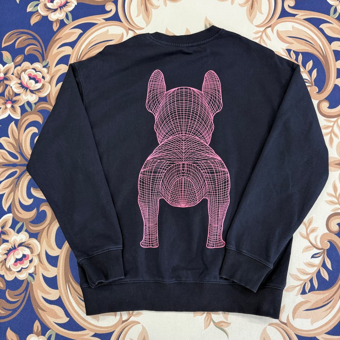 (M)라이프워크 Lifework 빅로고 맨투맨(블랙) 상품이미지4