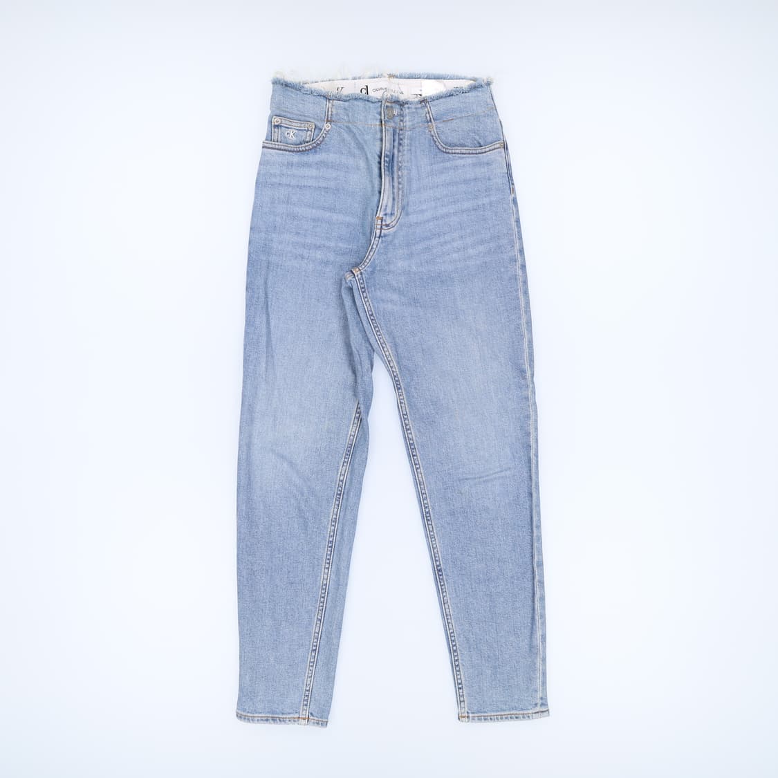 [허리둘레62] 캘빈클라인 여성 포인트 데님팬츠 1210H2 상품이미지1