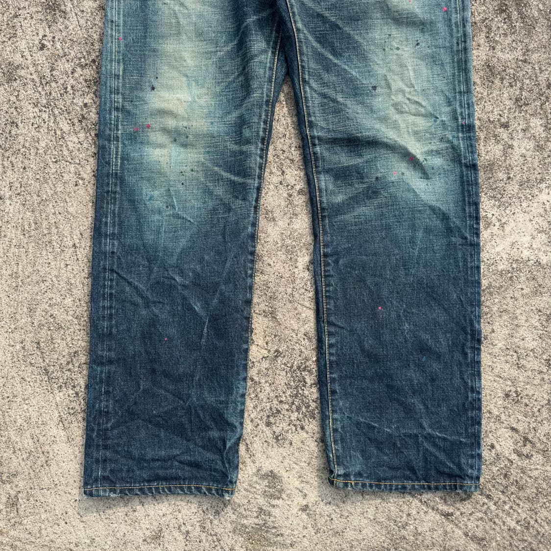 [34] Stussy 삿포로 5주년 셀비지 데님 팬츠 상품이미지5