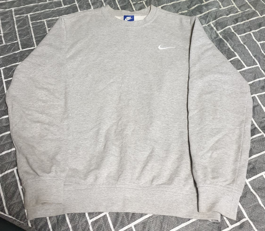 나이키 NSW 스우시 크루클럽 맨투맨 그레이 (L) 상품이미지1