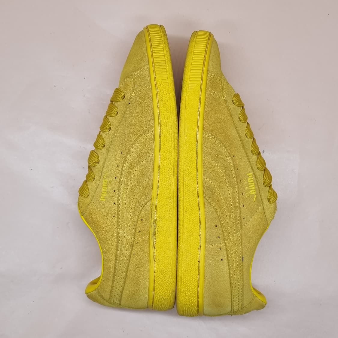 푸마 스웨이드 옐로우 스니커즈240 상품이미지5