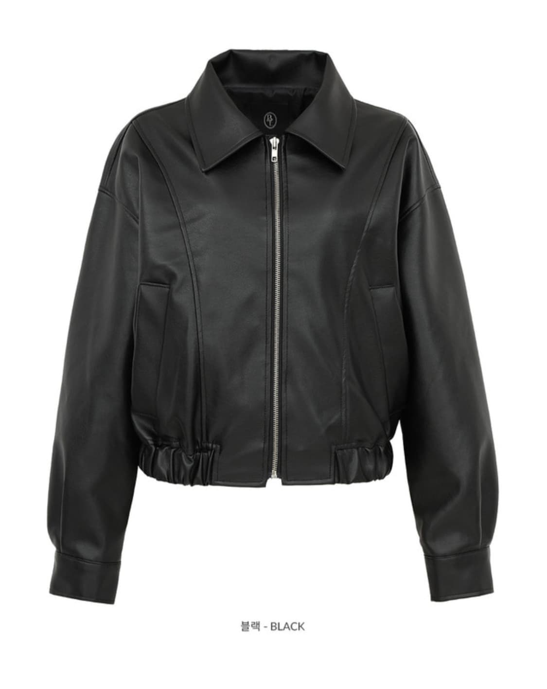 바로 배송 가능) 베니토 레더 블루종 가죽 자켓 상품이미지8