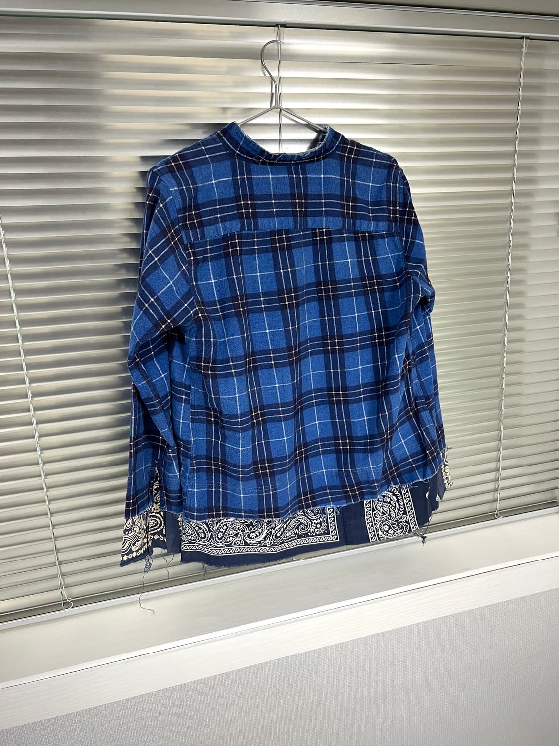 OLDPARK-PAISLEY PULLOVER SHIRT (BLUE) 상품이미지3