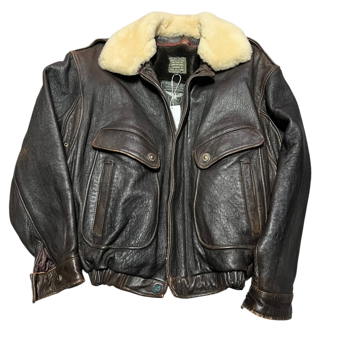 Dog fight 도그파이트 G-1 내피 가죽 자켓 상품이미지1