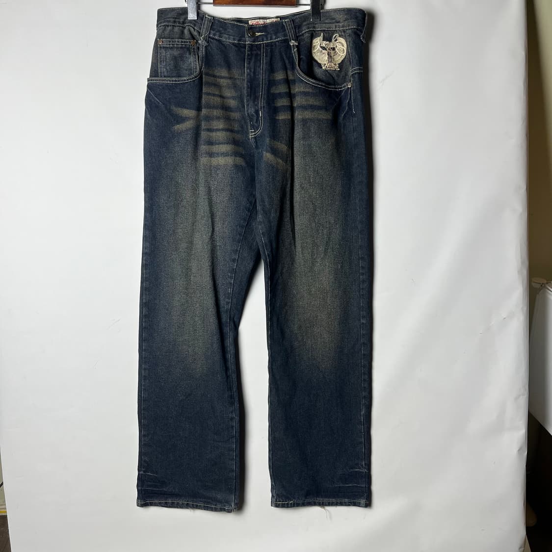 [Akademiks] 아카테믹 올드스쿨 데님팬츠 상품이미지2