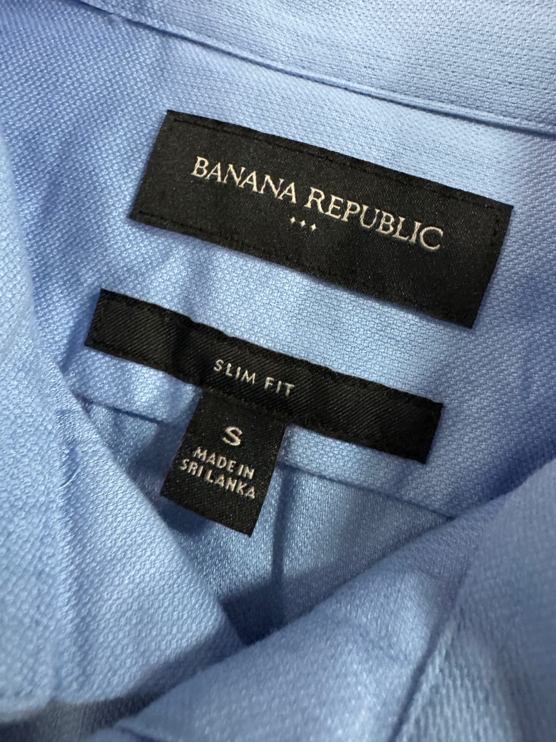 바나나리퍼블릭 미니멀 슬림핏 코튼 긴팔 셔츠 S~M 상품이미지3